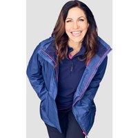 Women's Glide Marl Waterproof Jacket, Navy