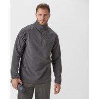 Men's Grid Half-Zip Fleece, Grey