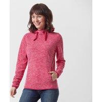 Women's Marl Fleece Hoodie, Pink