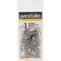 Barrel Interlock Swivel Size 1 (10 Pack), Silver