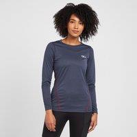 Women's Breeze Long Sleeve Baselayer T-Shirt, Navy