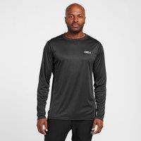 Men's Zephyr Long Sleeve Baselayer Top, Black