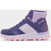 Kids' Galactic Mid Waterproof Walking Boot, Purple