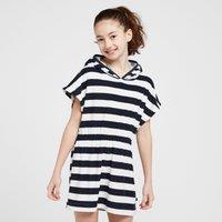 Kids' Bernessa Towelling Dress, Navy