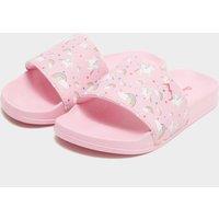 Kids' Unicorn Sliders, Pink