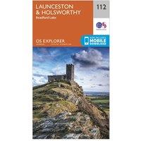 Explorer 112 Launceston & Holsworthy Map With Digital Version, Orange