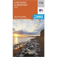 Explorer 116 Lyme Regis & Bridport Map With Digital Version, Orange