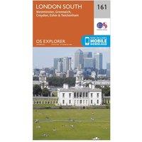 Explorer 161 London South Map With Digital Version, Orange