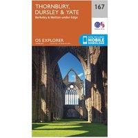 Explorer 167 Thornbury, Dursley & Yate Map With Digital Version, Orange