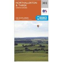 Explorer 302 Northallerton & Thirsk Map With Digital Version, Orange