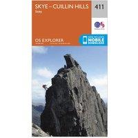 Explorer 411 Skye - Cuillin Hills Map With Digital Version