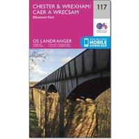 Landranger 117 Chester & Wrexham Map, Pink