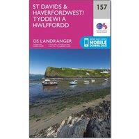 Landranger 157 St David's & Haverfordwest Map With Digital Version, Pink