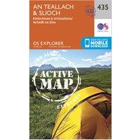 Explorer Active 435 An Teallach & Slioch Map With Digital Version, Orange