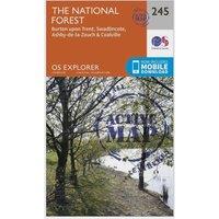 Explorer Active 245 The National Forest Map With Digital Version, Orange