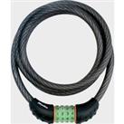 12mm x 1800mm Combi Lock Cable, Black
