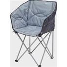 Quilted Tub Chair, Grey