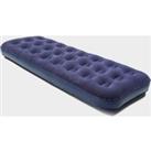 Flocked Airbed Single, Navy