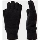 Women's Thinsulate Fingerless Gloves, Black