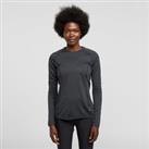 Women's Dart Long Sleeve T-Shirt, Black