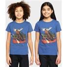 Kids' Boat Moose T-Shirt, Blue