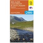 OL 50 Explorer Ben Alder, Loch Ericht & Loch Laggan Map, Orange