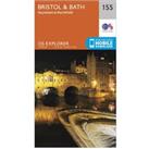 Explorer 155 Bristol & Bath Map With Digital Version, Orange