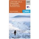 Explorer 329 Lowther Hills, Sanquhar & Leadhills Map With Digital Version, Orange