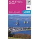 Landranger 27 Nairn & Forres, River Findhorn Map With Digital Version, Pink