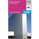 Landranger 109 Manchester, Bolton & Warrington Map With Digital Version, Pink
