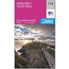Landranger 114 Anglesey Map With Digital Version, Pink