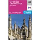 Landranger 154 Cambridge & Newmarket, Saffron Walden Map With Digital Version, Pink