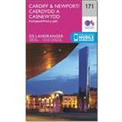 Landranger 171 Cardiff & Newport, Pontypool Map With Digital Version, Pink