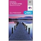 Landranger 97 Kendal, Morecambe, Windermere & Lancaster Map With Digital Version, Pink