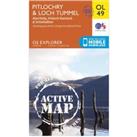 Active Explorer OL 49 Pitlochry & Loch Tummel Map, Orange