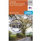 Explorer Active 114 Exeter & The Exe Valley Map With Digital Version, Orange