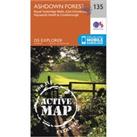Explorer Active 135 Ashdown Forest Map with Digital Version, Orange