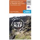Explorer Active 142 Shepton Mallet & Mendip Hills East Map With Digital Version, Orange