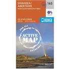 Explorer Active 165 Swansea, Neath & Port Talbot Map With Digital Version, Orange