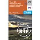 Explorer Active 170 Abingdon, Wantage & Vale of White Horse Map With Digital Version, Orange
