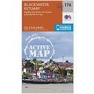 Explorer Active 176 Blackwater Estuary Map With Digital Version, Orange