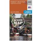 Explorer Active 243 Market Drayton, Loggerheads & Eccleshall Map With Digital Version, Orange