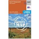 Explorer Active 260 Nottingham Map With Digital Version, Orange
