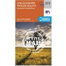Explorer Active 273 Lincolnshire Wolds South Map With Digital Version, Orange
