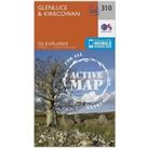 Explorer Active 310 Glenluce & Kirkcowan Map With Digital Version, Orange