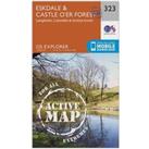 Explorer Active 323 Eskdale & Castle O'er Forest Map With Digital Version