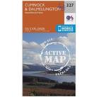 Explorer Active 327 Cumnock & Dalmellington Map With Digital Version, Orange