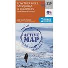 Explorer Active 329 Lowther Hills, Sanquhar & Leadhills Map With Digital Version, Orange