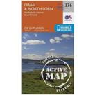 Explorer Active 376 Oban & North Lorn Map With Digital Version, Orange