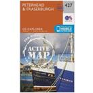 Explorer Active 427 Peterhead & Fraserburgh Map With Digital Version, Orange